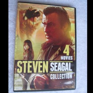 4 Steven Seagal Movies Collection Mobster Detective Agent DVD Movie Bundle for$3
